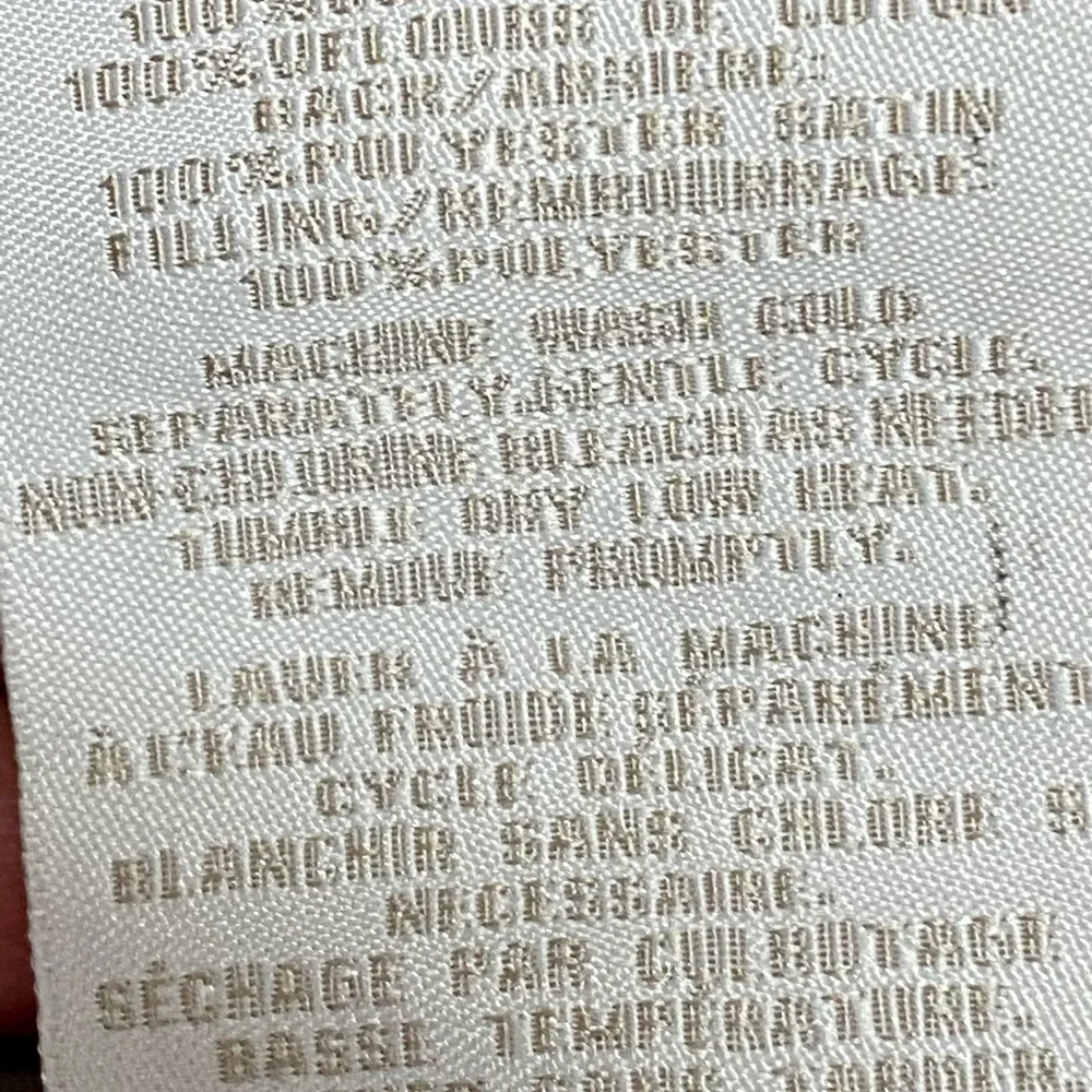 Restoration Hardware Hand Cross Stitch Velvet Toddler Quilt Gray Baby & Child